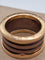 Bague 56 BULGARI - Bague Bzero.1 ROMA en or rose et métal 58 Facettes
