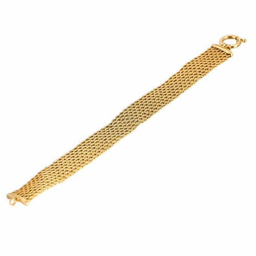 Bracelet Bracelet Paillasson or jaune 58 Facettes LP617/4