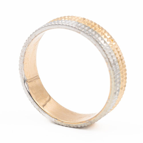 Bague 53 Bague Alliance  Or rose, Or blanc 58 Facettes 2216817CN