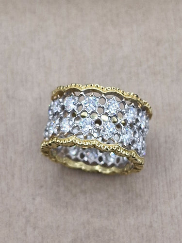 Bague 54 Bague en diamant M. Buccellati, or 18 carats, années 1950-1960 58 Facettes