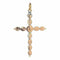 Pendentif Une croix à porter : l'élégance du diamant au XVIIIe siècle 58 Facettes 22074-0044