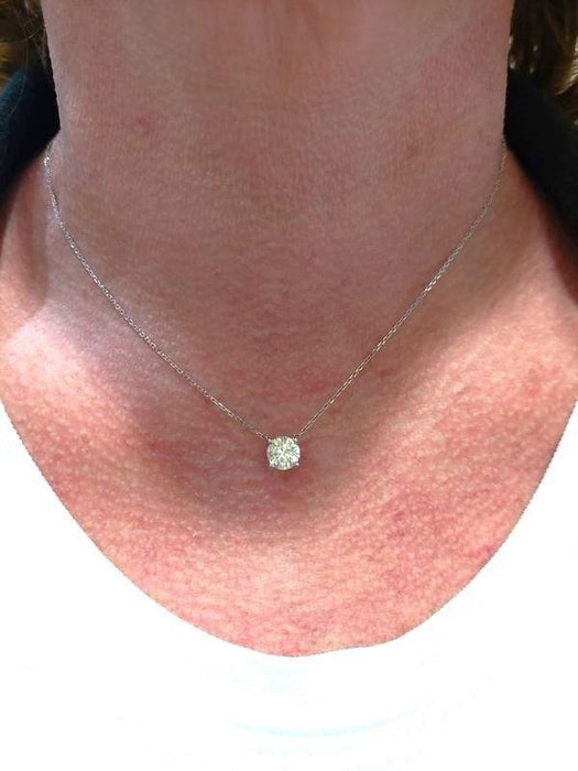 Collier Collier diamant solitaire 1.05 CARAT 58 Facettes 093381