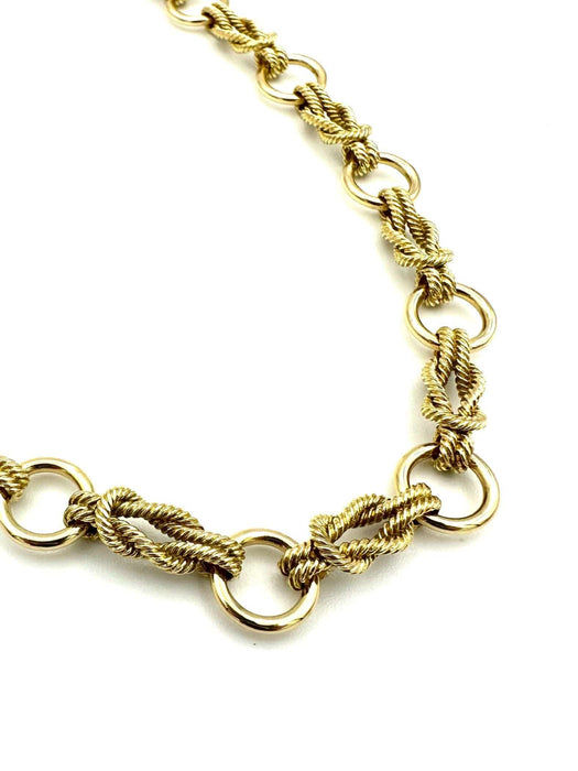 Collier HERMES. Collection "Audierne", collier or jaune 18K 58 Facettes