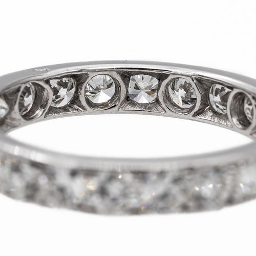 Bague 52.5 Bague Alliance Platine Diamant 58 Facettes 2746639CN