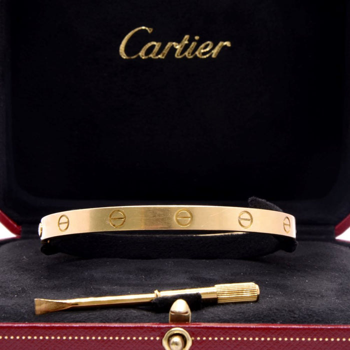 CARTIER - pulsera Love oro amarillo