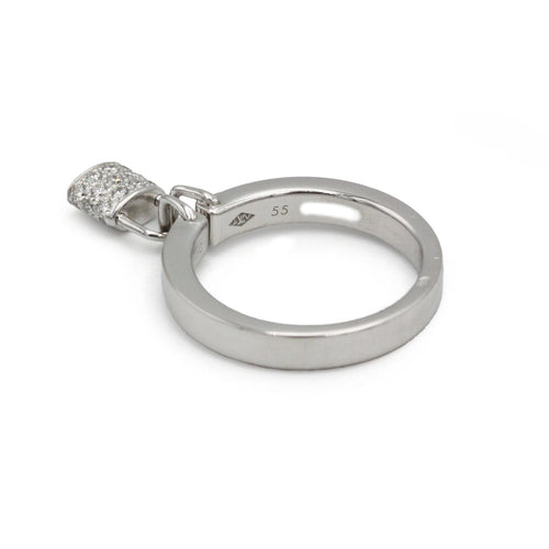 Bague 55 Bague Or & Diamants Lockit PM - Louis Vuitton 58 Facettes 250078SP