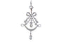 Pendentif Pendentif antique en or avec diamants et perles 58 Facettes 10231