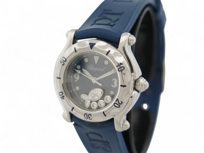 Montre montre CHOPARD happy sport happy fish 278923-3001 quartz 26 mm diamants 58 Facettes 269448