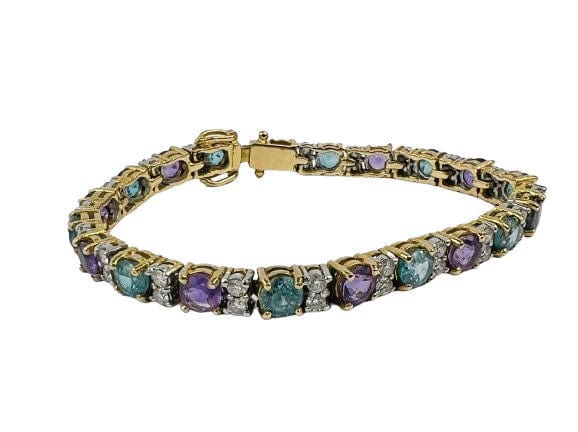 Bracelet Bracelet Rivière Améthyste Diamants 58 Facettes 20400000787