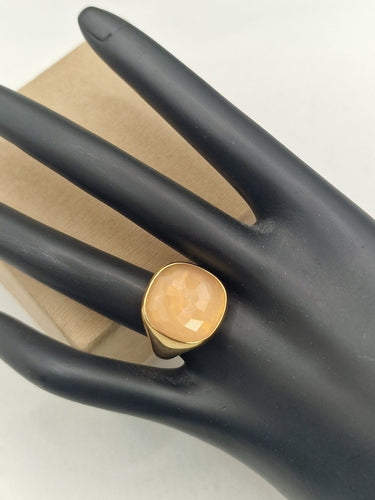 Bague 53 POMELLATO - Bague Victoria en or jaune et quartz 58 Facettes