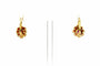 Boucles d'oreilles Boucles d'oreilles contemporaines en or jaune 18 carats et grenats 58 Facettes 23268