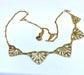 Collier Collier draperie or jaune et or blanc, époque 1900/1930 58 Facettes AB394