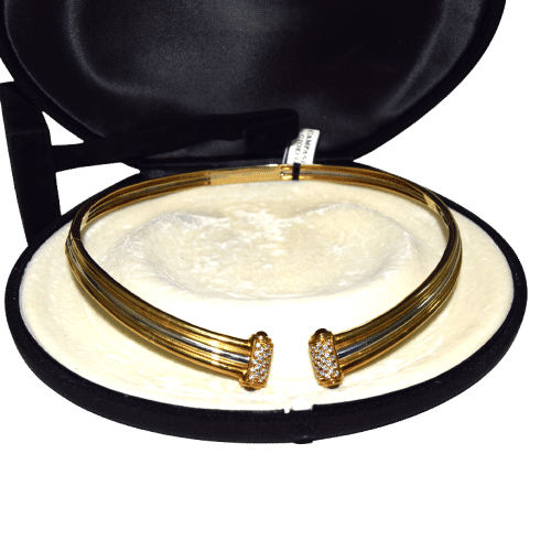 Piaget - Colar em ouro amarelo 18 quilates, diamantes e rubis 