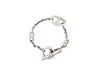 Collier bracelet HERMES farandole h104567b chaine d'ancre 16 cm argent 925 24.7gr 58 Facettes 265085