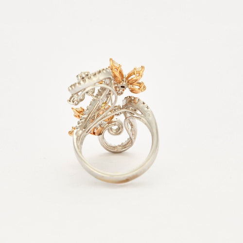 Bague 54 Bague Fleur Fantaisie 58 Facettes 1179