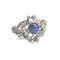 Bague 56 Bague Art Déco diamants saphirs synthétiques 58 Facettes Q896A(860)