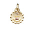 Pendentif AUGIS - Médaille d'Amour or jaune et rubis 58 Facettes C74-04
