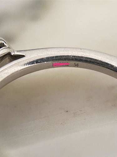 Bague 57 Bague CHAUMET en or blanc 18K modèle « Attrape-moi si tu m’aimes » 58 Facettes