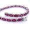 Bracelet Bracelet Tennis - Or Blanc - Rubis et Diamants 58 Facettes
