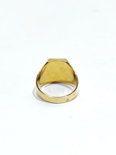 Bague 55 Chevalière En Or "Eh" 58 Facettes