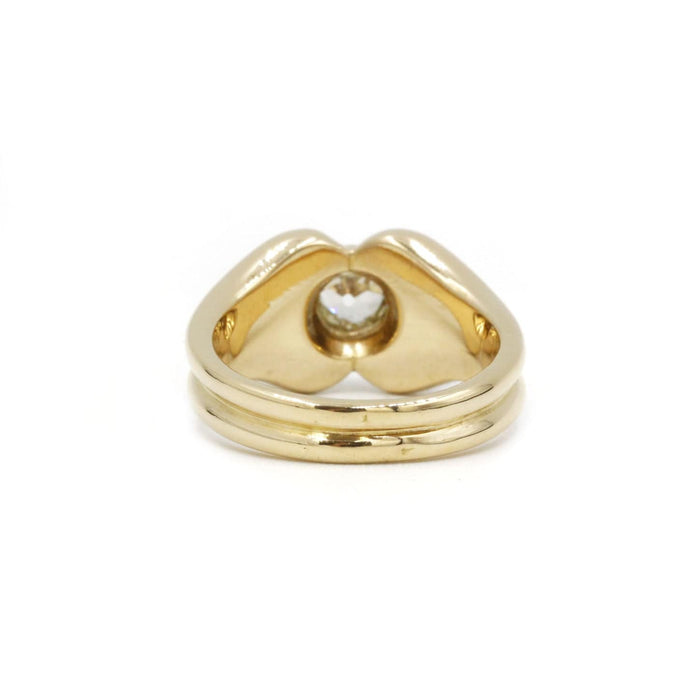 Bague 51 Bague or jaune diamants 58 Facettes 220433R