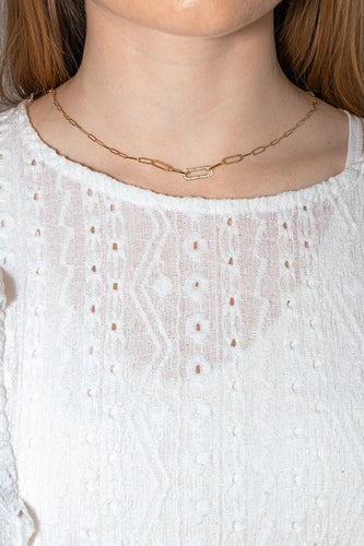 Dinh Van Collier Maillon Or jaune Diamant 58 Facettes 4815888CN