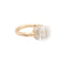 Bague 48 Bague Pomellato, collection "Nudo Classic", or rose et topaze blanche. 58 Facettes 34966