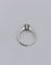 Bague 54 Bague solitaire ancienne platine, diamant 58 Facettes