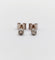 Boucles d'oreilles Puces d'oreilles diamants taille ancienne en or blanc 18k et platine 58 Facettes A04402