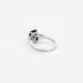 Bague 51 Bague or blanc saphir et diamants 58 Facettes LP976/13