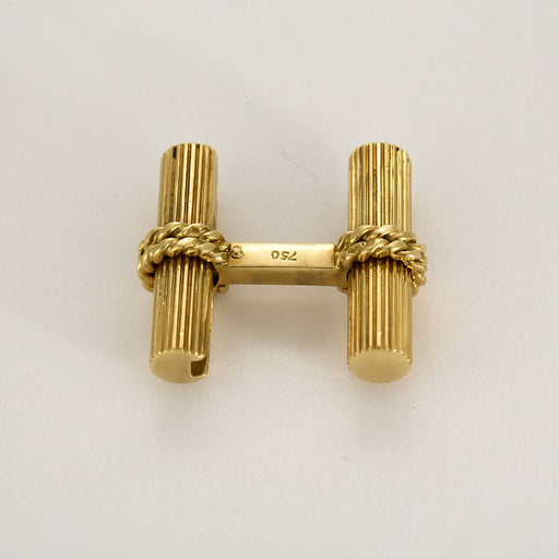 Boutons de manchette VAN CLEEF & ARPELS - Boutons de manchette or jaune 58 Facettes B250453