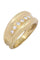 Bague 54 Bague jonc godronnée diamants 58 Facettes 093101