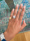 Bague 51 Bague Marguerite en platine et diamants 58 Facettes