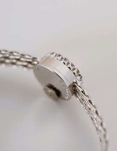 Montre Jaeger-LeCoultre - Montre femme or blanc et diamants, vers 1960 58 Facettes JLC-400