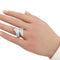 Bague 55 Bague en or blanc & diamants 58 Facettes