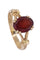 Bague 52 BAGUE MODERNE GRENAT 58 Facettes 088121