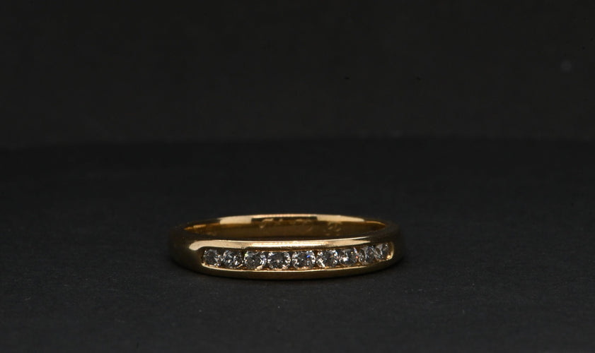 Bague 49 Bague Diamant Or Jaune 58 Facettes