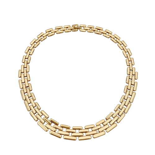 Collier Collier Fred maillons articulés, or jaune, diamants. 58 Facettes 34721