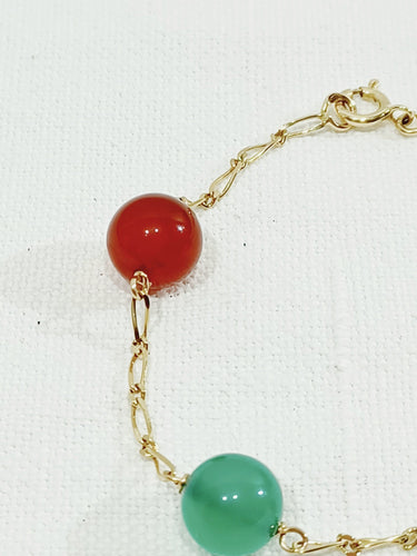 Bracelet Bracelet Or Perles Fantaisie 58 Facettes