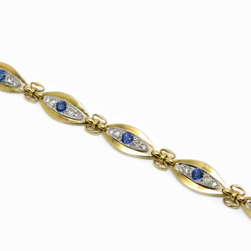 Bracelet Bracelet en saphir et diamants 58 Facettes
