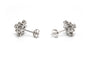 Contemporary white gold earrings, diamonds (+- 0.52ct) 