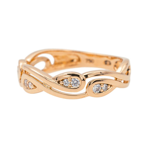 Bague 52.5 Bague Or rose Diamant 58 Facettes 4098647RV