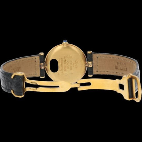 Montre Cartier Montre Must Vendome Vermeil 58 Facettes MT43492