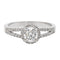 Bague 53 Bague Solitaire Or blanc Diamant 58 Facettes 578757RV