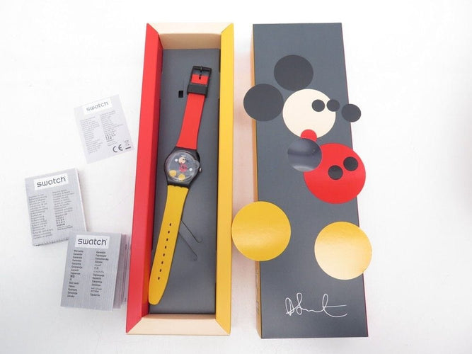 Montre Montre SWATCH MIC Damien Hirst édition limitée 1999 ex gz323s 34 mm 58 Facettes 268368