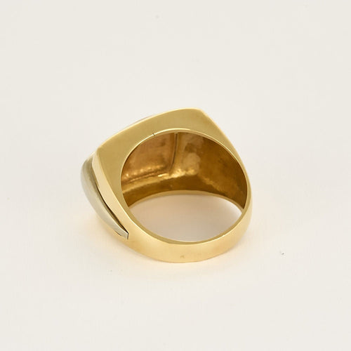 Bague 61 Bague en Or jaune, blanc et rose 18k 58 Facettes CHAL1186