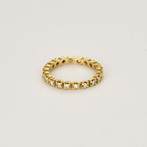 Bague 57 Bague en Or jaune 18k 58 Facettes GU00014