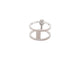 Bague 55 bague MESSIKA glam'azone 2 rangs 06173-wg diamants 0.15ct t55 or 18k 58 Facettes 268297