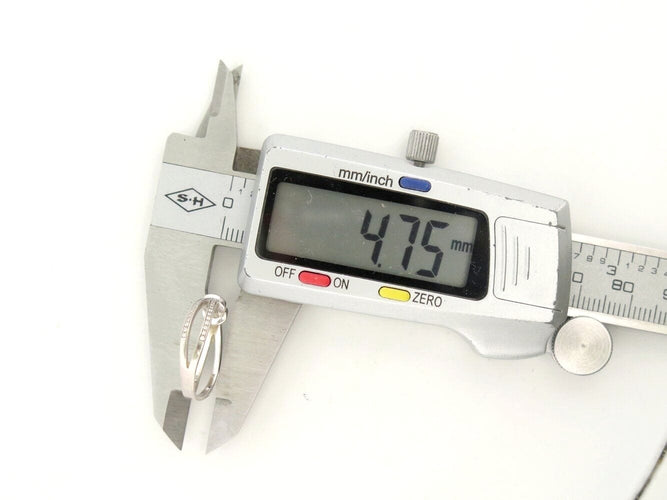 Bague 53 bague FRED chance infinie 4b0886 t53 or blanc 18k 87 diamants 0.15ct 58 Facettes 271716