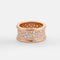 BVLGARI - Bague B.Zero1 or rose diamants 58 Facettes